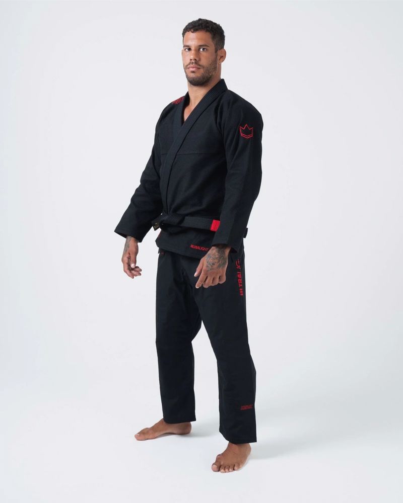 KINGZ Ultralight 2.0 2024 edition BJJ GI - Black